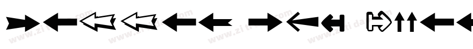 Follow The Arrow字体转换